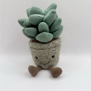 Jellycat I am Silly Succulent Azulita Cactus Potted Plush Plant 5”